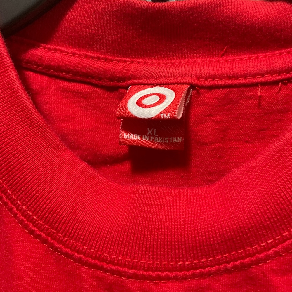 Target Team Member Red T-Shirt with Logos Unisex Size XL. - Picture 3 of 7